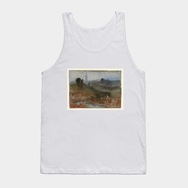 A View of Petworth Church, with the Chimneys of Petworth House to the Right of the Spire, 1827 Tank Top by Art_Attack